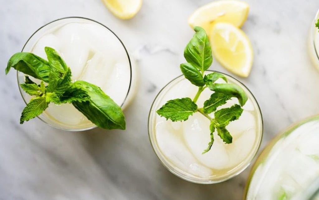 Mint Lemonade & Raw Honey